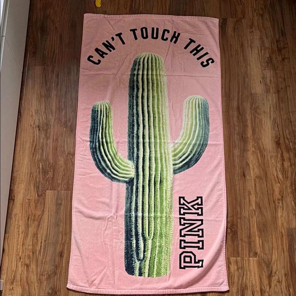 PINK Victoria's Secret Can't Touch This Cactus Towel